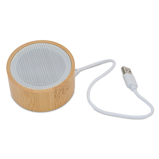 Bambusowy głośnik Bluetooth Soundy, brązowy