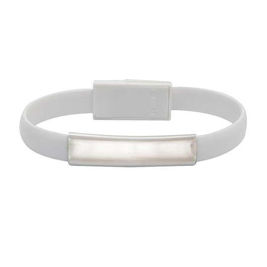 Bransoletka USB Bracelet, biały