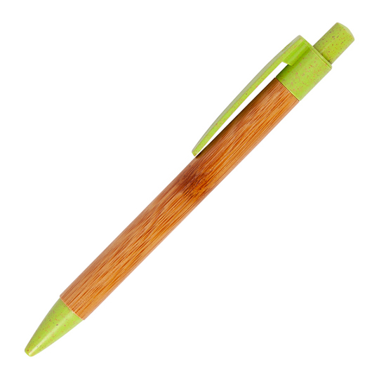 Długopis bambusowy Evora, zielony