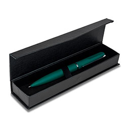 Długopis w pudełku Saba, ciemnozielony