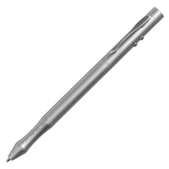 Długopis ze wskaźnikiem laserowym, srebrny Combo
