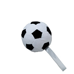 Maskotka Soccerball, biało-czarna