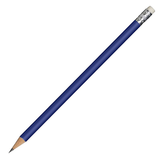 Ołówek drewniany, granatowy