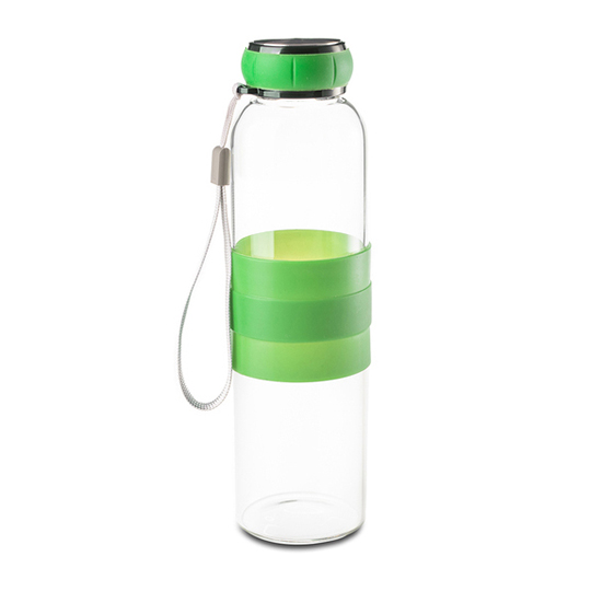 Szklana butelka Marane, zielony