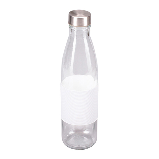 Szklana butelka Vigour, biały