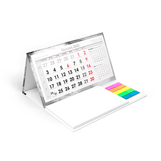Kalendarz biurkowy lux z notesem, maxi