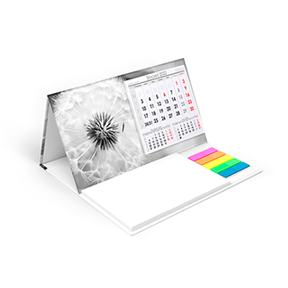 Kalendarz biurkowy lux z notesem, mini