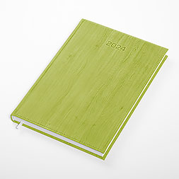 Kalendarz książkowy A4 dzienny, Acero, oliwkowy