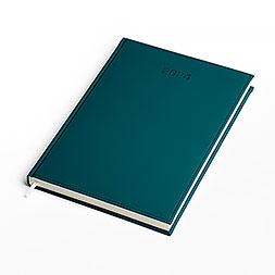 Kalendarz książkowy A4 dzienny, Vivella, niebieski