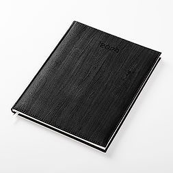 Kalendarz książkowy A4 tygodniowy, Acero, czarny