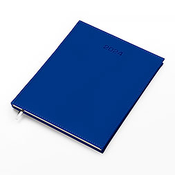 Kalendarz książkowy A4 tygodniowy, Vellutino, niebieski