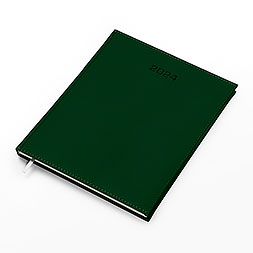 Kalendarz książkowy A4 tygodniowy, Vellutino, zielony
