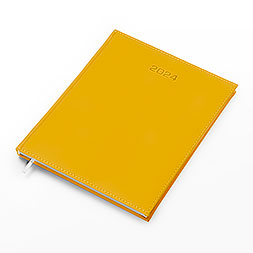 Kalendarz książkowy A4 tygodniowy, Vellutino, żółty