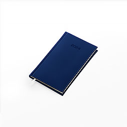 Kalendarz książkowy A6 tygodniowy Light, Denim, niebieski