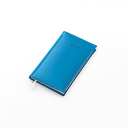 Kalendarz książkowy A6 tygodniowy Light, Vivella, jasnoniebieski