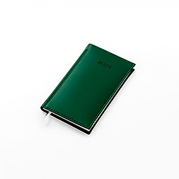 Kalendarz książkowy A6 tygodniowy Light, Vivella, zielony