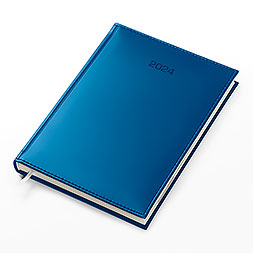 Kalendarz książkowy B5 dzienny, Vivella, jasnoniebieski