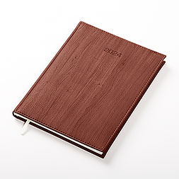 Kalendarz książkowy B5 tygodniowy, Acero, brązowy