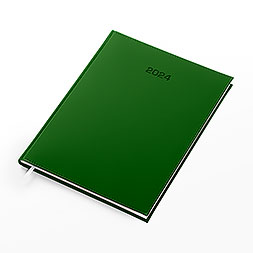 Kalendarz książkowy B5 tygodniowy, Denim, zielony