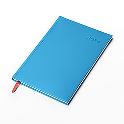 Kalendarz książkowy B5 tygodniowy, Turyn, błękitny
