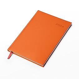 Kalendarz książkowy B5 tygodniowy, Turyn, pomarańczowy