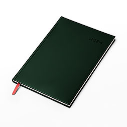 Kalendarz książkowy B5 tygodniowy, Turyn, zielony
