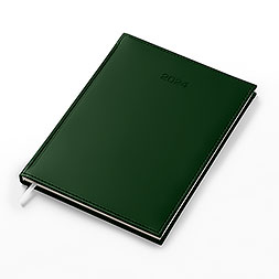 Kalendarz książkowy B5 tygodniowy, Vivella, zielony